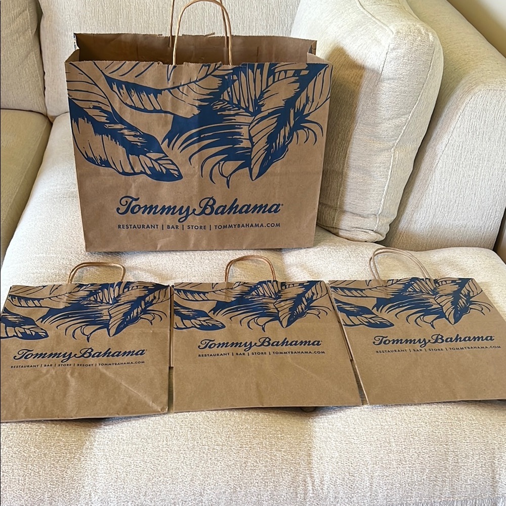 Tommy Bahama Tropical Print Reusable Bags